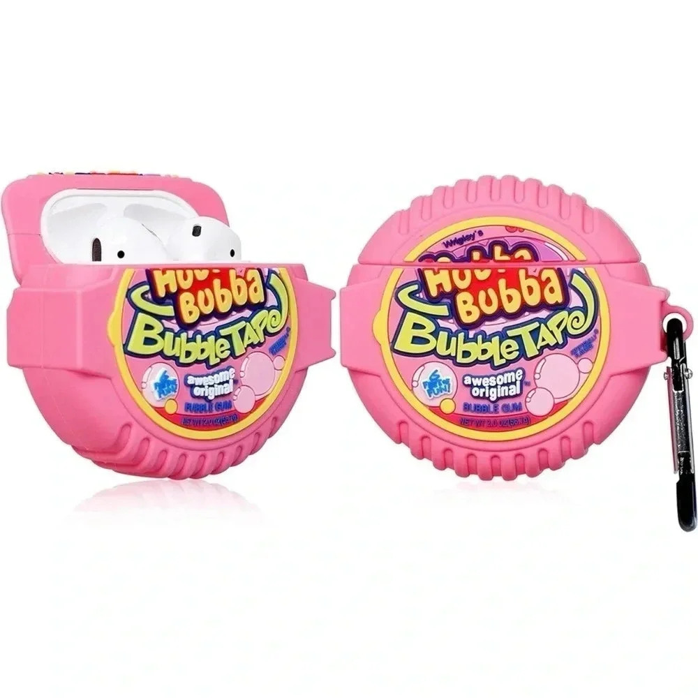 Hubba Bubba Gum pink silicone protective case / AirPods  3